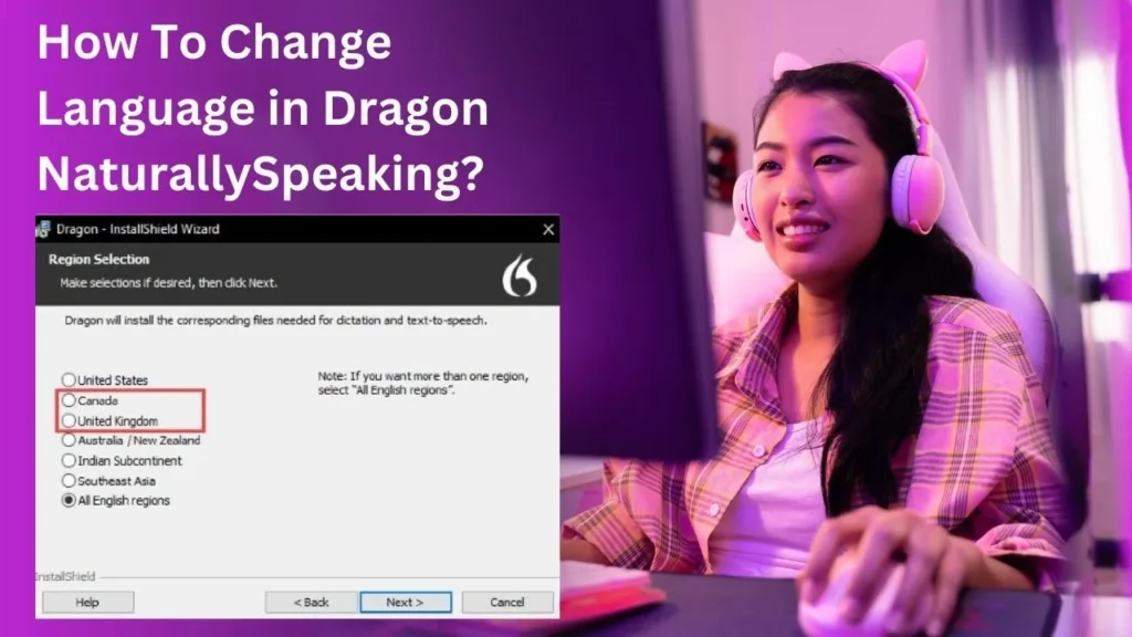 Change Language in Dragon NaturallySpeaking